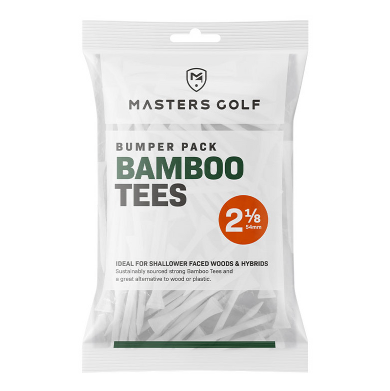 Masters 2 1/8" Bamboo Golf Tees - 130 Pack