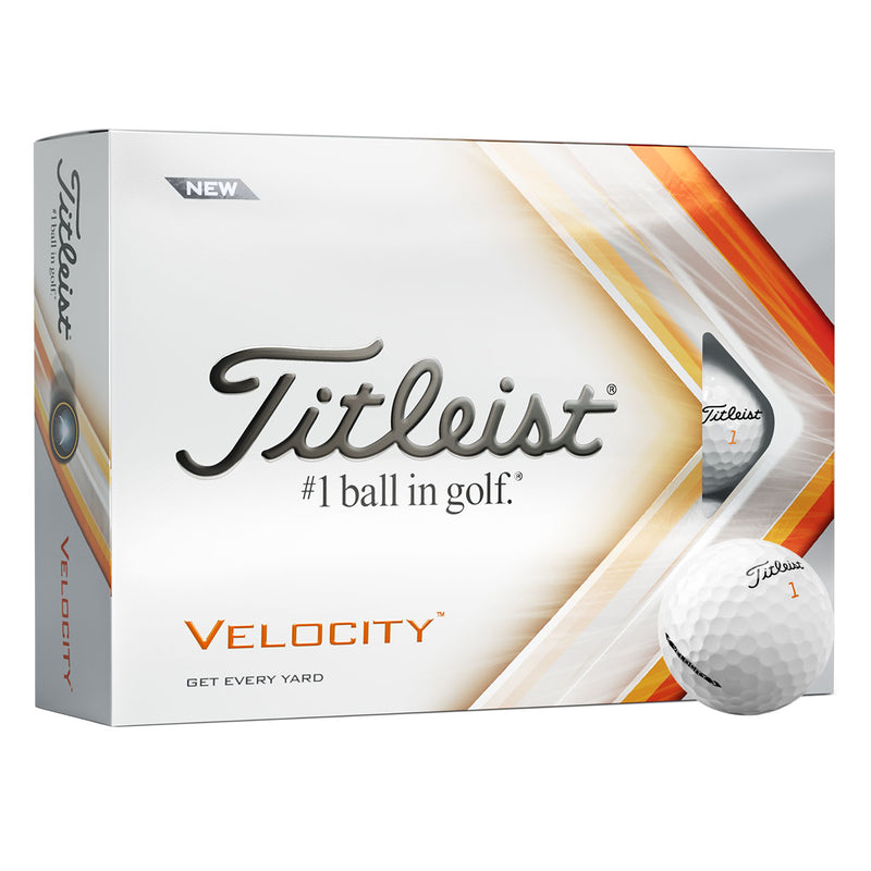 Titleist Velocity Balls - Dozen