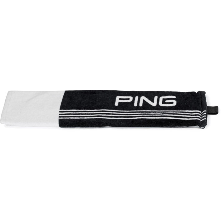 Ping Tri-Fold Towel (Grey/Black)